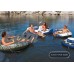 Intex River Run Inflatable Floating Tube Water Raft for Lake River Pool (2 Pack)   